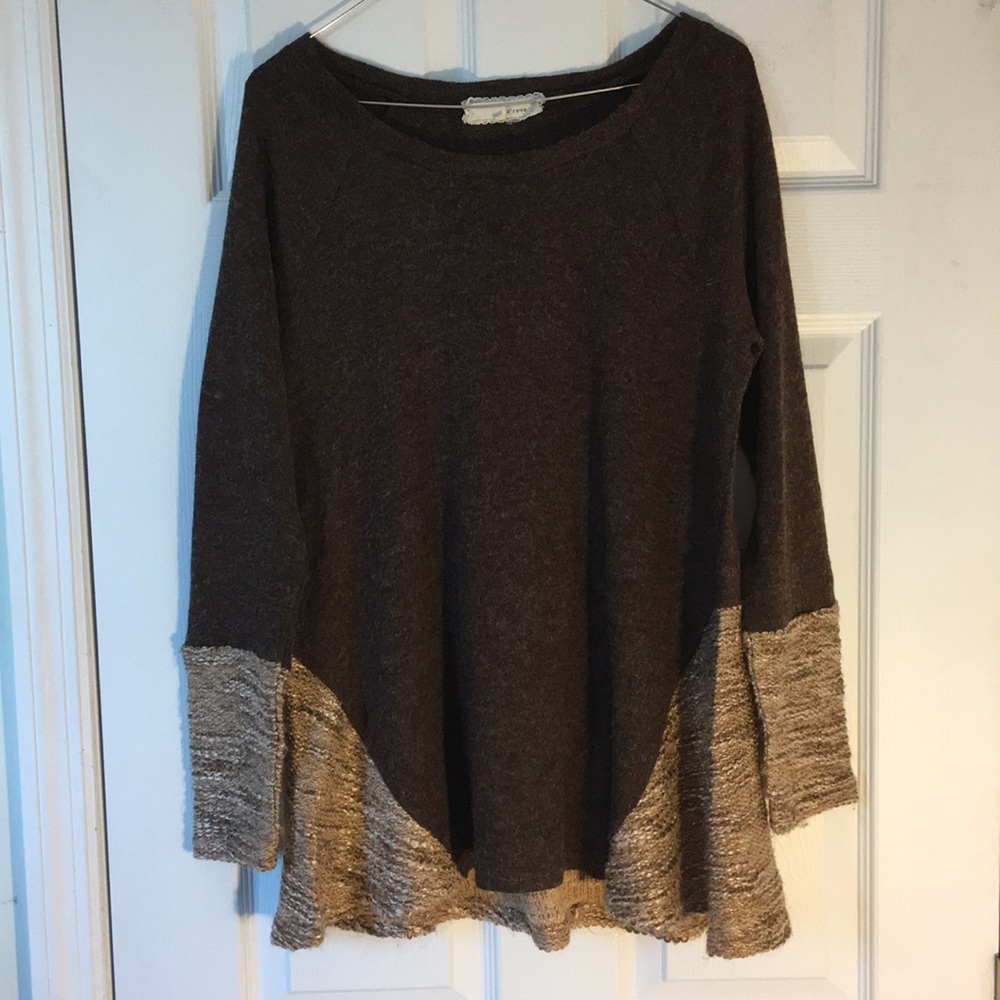 a’reve sweater brown small